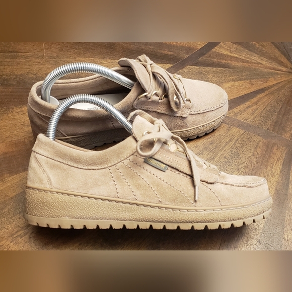 Mephisto Lady Originals Suede Walking Shoes - Tan, Women's Size 8.5 US - Picture 2 of 16